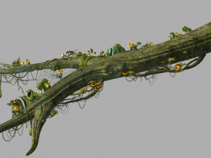elf-forest-tree city-partial 3D Модель
