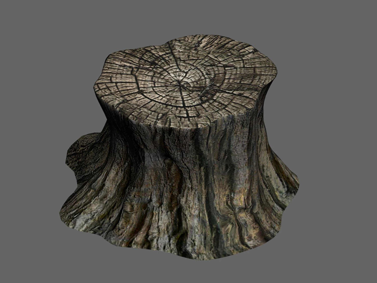 elf-forest-tree city-stump 12 3D Model .c4d .max .obj .3ds .fbx .stl .blend 