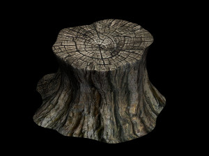 elf-forest-tree city-stump 12 Modelo 3D