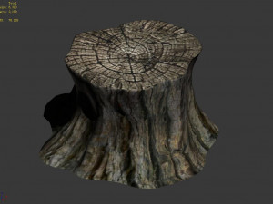 elf-forest-tree city-stump 12 Modelo 3D