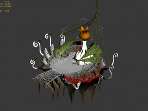 elf-forest-tree city-iron shop 10 3D Model
