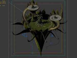 elf-forest-tree city-shop 02 Model 3D