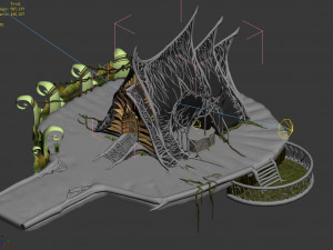 elf-forest-tree city-drugstore 02 Modèle 3D