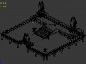 landscape-guangmu tianwang-tianshang square 32 3D Model