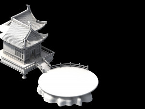 restaurant-brothel-peony square 02 3D Model