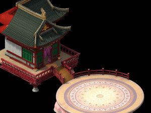 restaurant-brothel-peony square 02 3D Model