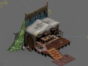 army-banquet-big food props 01 Modèle 3D