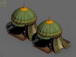 army-banquet-big food props 02 Modello 3D