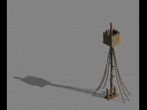 barracks-lookout 75 3D Model