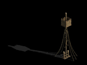 barracks-lookout 75 Model 3D