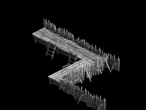 barracks-floating terrace 25 3D Модель