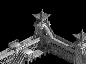 barracks-dam 75 Model 3D