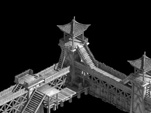 barracks-dam 75 3D Model