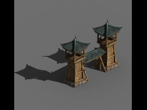 barracks-tower 75 Modelo 3D