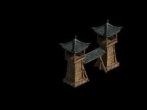 barracks-tower 75 3D Модель