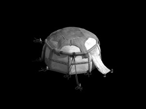 barracks-small tent-37 3D Model