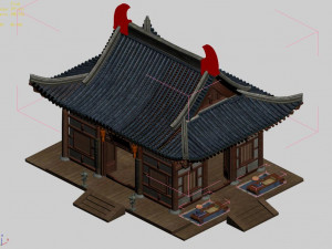 confucius-school 14 3D 모델