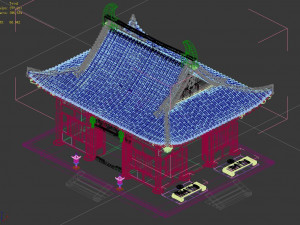 confucius-school 14 3D 모델