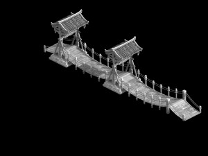 pavilion-boardwalk 0132 3D-Modell