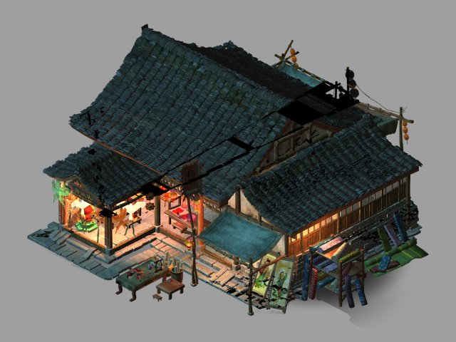 smart-beautiful-zhazhidian 01 3D Model .c4d .max .obj .3ds .fbx .stl .blend 