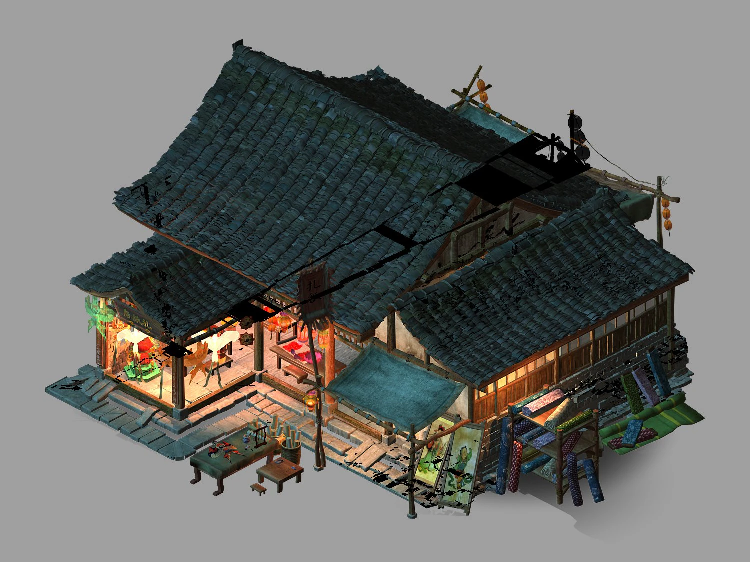smart-beautiful-zhazhidian 01 3D Model .c4d .max .obj .3ds .fbx .stl .blend 