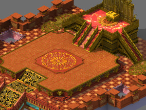 lingxiao palace-throne Modelo 3D