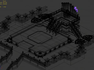 lingxiao palace-throne 3D Model