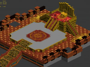 lingxiao palace-throne 3D Model