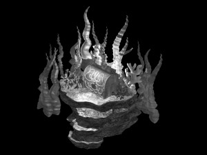 dragon palace-props-undersea plant 02 3D Модель