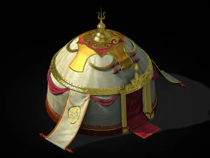 camping-yurt-tent 05 3D Model
