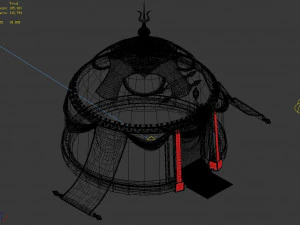 camping-yurt-tent 05 3D Model