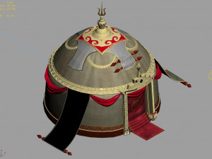 camping-yurt-tent 05 3D Модель