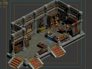 tourism-shop design-spice shop 01 3D Model