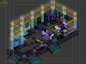 tourism-shop design-spice shop 01 3D Model