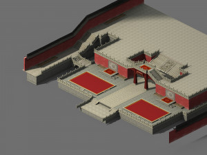 ming dynasty-guozijian-surface 12 3D Model