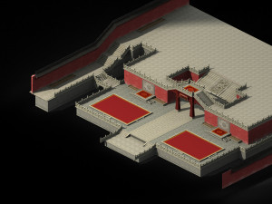 ming dynasty-guozijian-surface 12 Model 3D