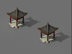 ming dynasty-guozijian-fangting 12 3D Model