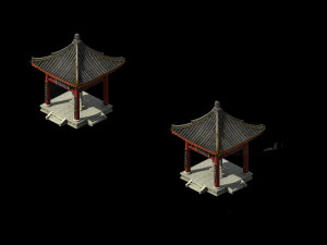 ming dynasty-guozijian-fangting 12 3D Model