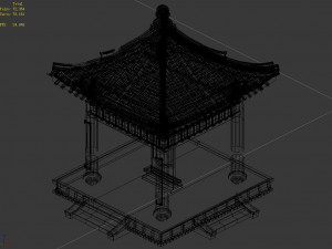 ming dynasty-guozijian-fangting 12 Modelo 3D