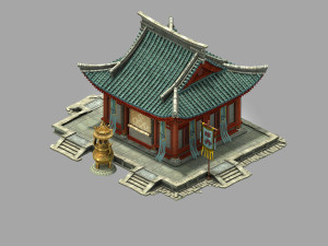 ming dynasty-hongmen-liandan room 12 3D Model