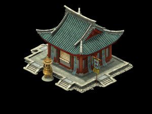 ming dynasty-hongmen-liandan room 12 3D Model