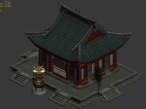 ming dynasty-hongmen-liandan room 12 3D Model