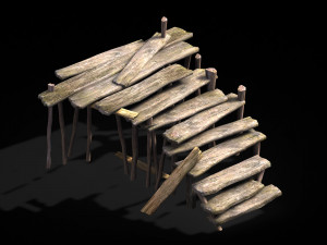 plank-bridge 12 3D Model