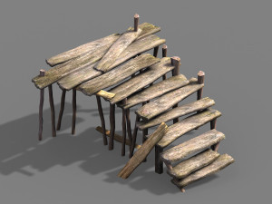 plank-bridge 12 3D Model