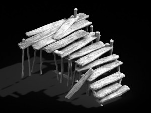 plank-bridge 12 3D Model