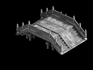 wooden structure-bridge 02 Modello 3D