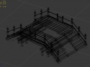 wooden structure-bridge 02 Modello 3D