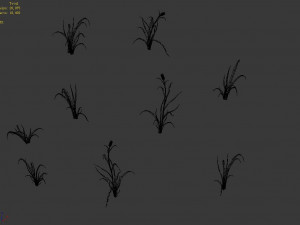 hundred forests-plants-grass 002 3Dモデル