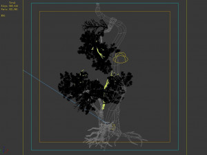 hundred forests-plants-pink flower tree 03 Modelo 3D