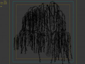 hundred forests-plants-willow 05 3D Model